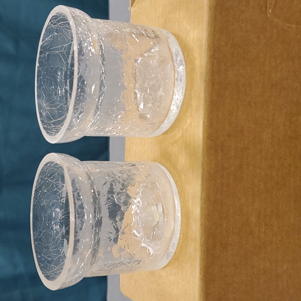 Crackles Glasses from‎ Gold Canyon